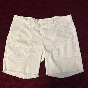 UNIONBAY Women's White Cargo Shorts